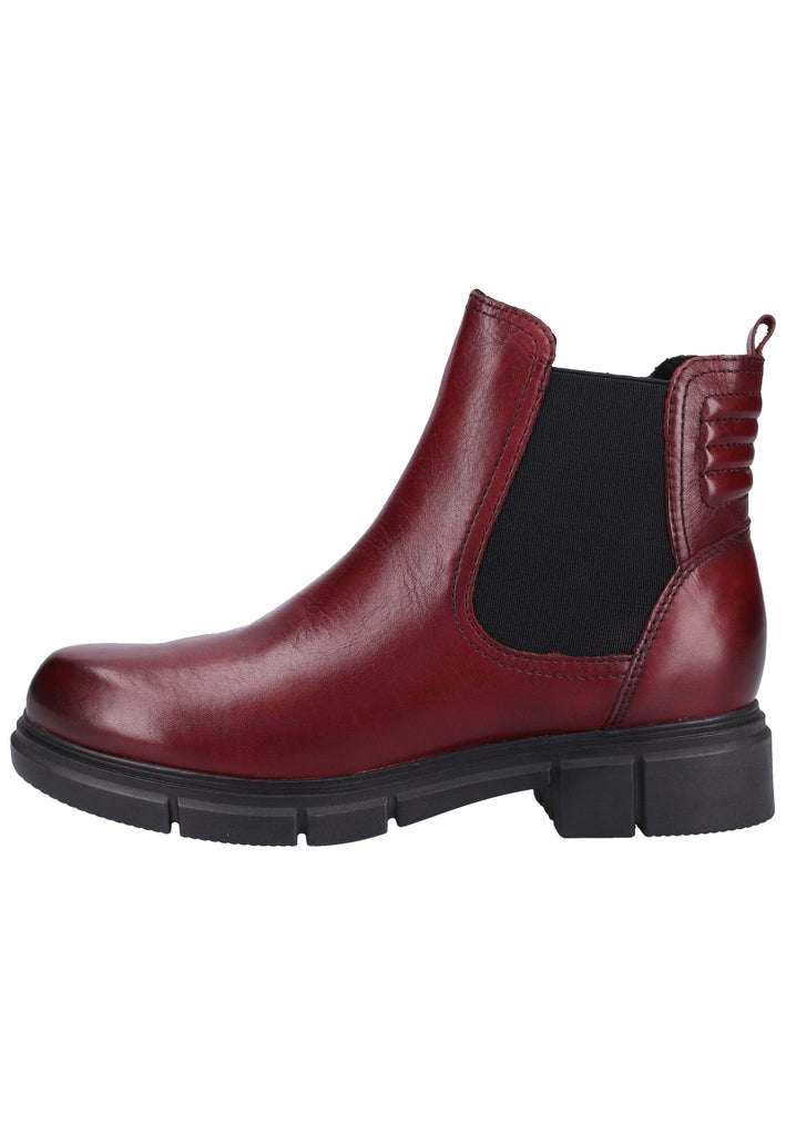 Caprice Stiefelette Nappaleder Bordeaux
