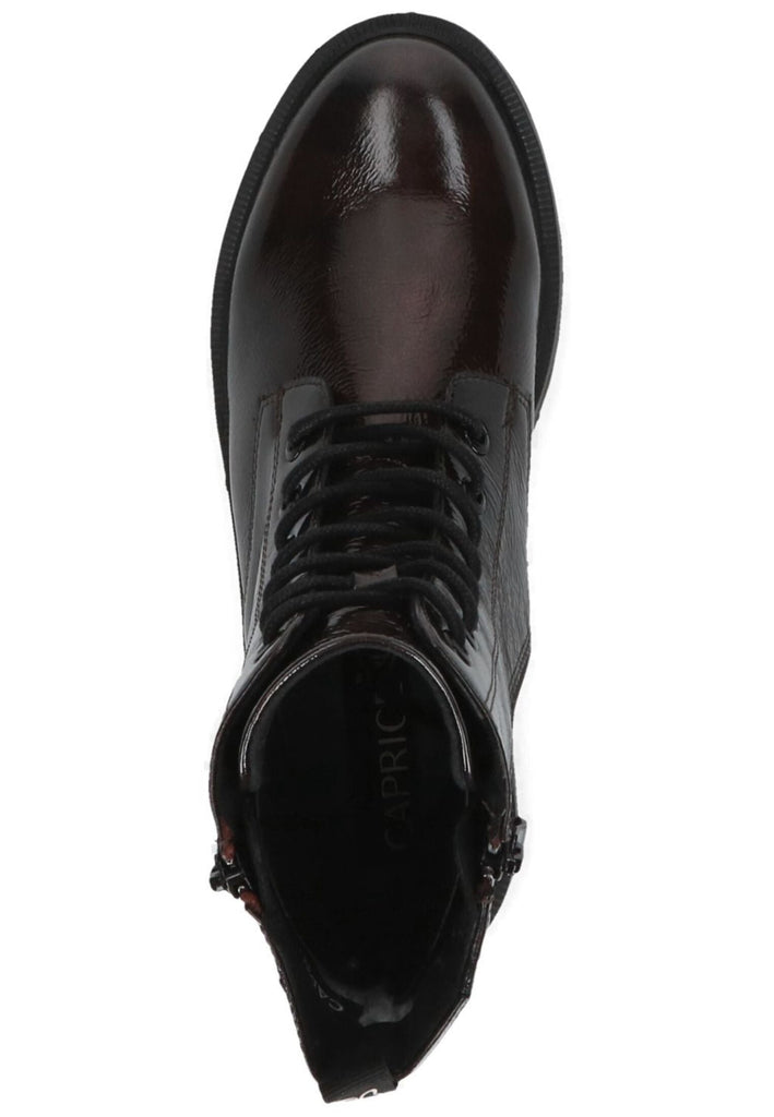 Caprice Stiefelette Nappaleder Bordeaux Warmfutter