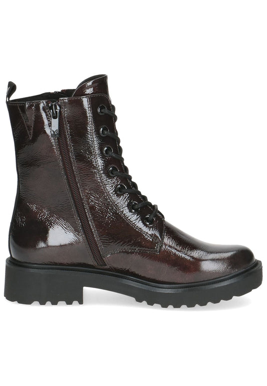 Caprice Stiefelette Nappaleder Bordeaux Warmfutter