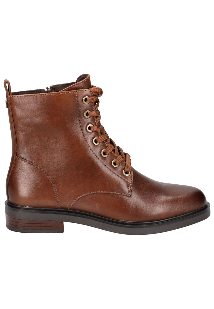Caprice Stiefelette Nappaleder Cognac