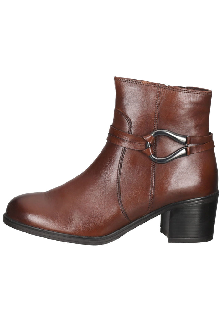 Caprice Stiefelette Nappaleder Cognac
