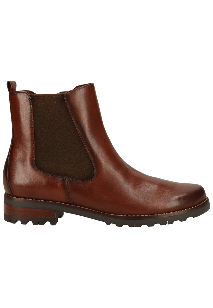 Caprice Stiefelette Nappaleder Cognac