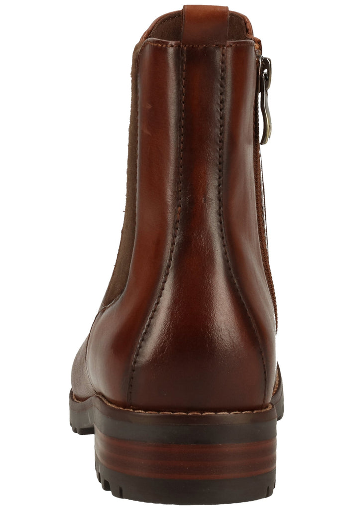 Caprice Stiefelette Nappaleder Cognac