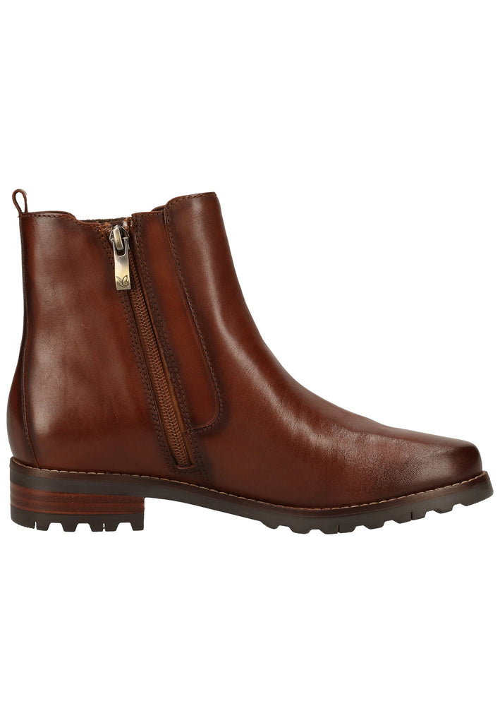 Caprice Stiefelette Nappaleder Cognac