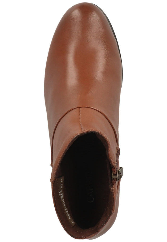 Caprice Stiefelette Nappaleder Cognac