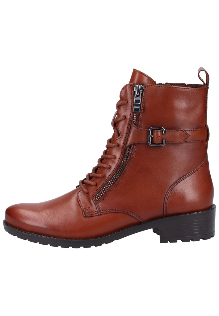 Caprice Stiefelette Nappaleder Cognac