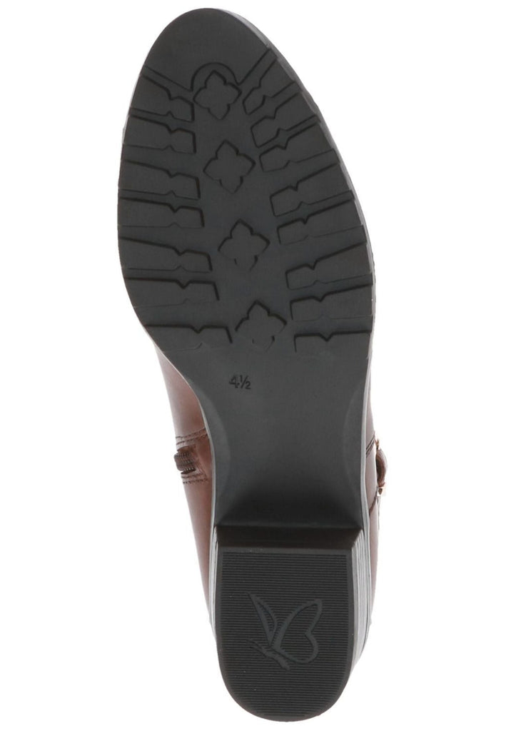Caprice Stiefelette Nappaleder Cognac Warmfutter