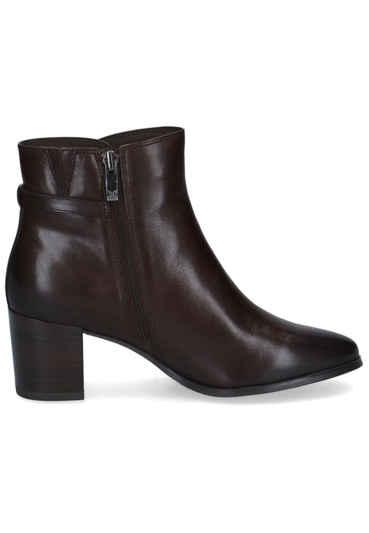 Caprice Stiefelette Nappaleder Dunkelbraun