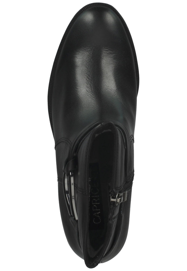 Caprice Stiefelette Nappaleder Schwarz