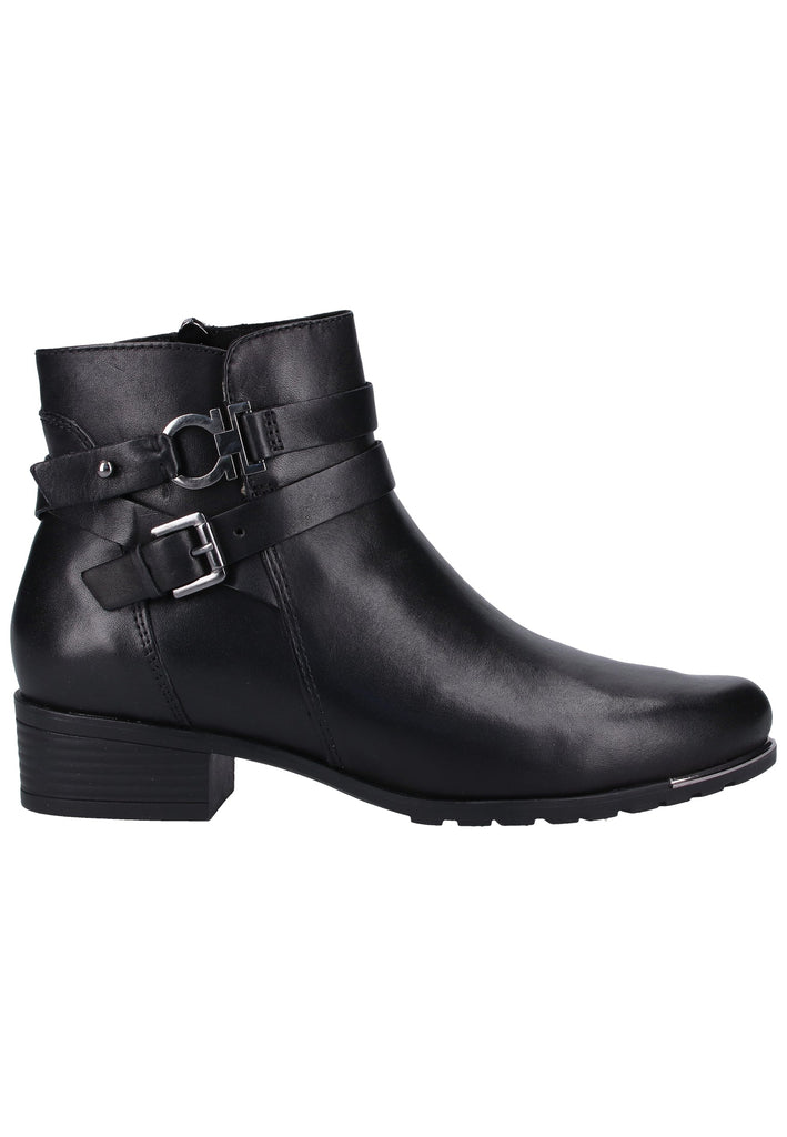 Caprice Stiefelette Nappaleder Schwarz