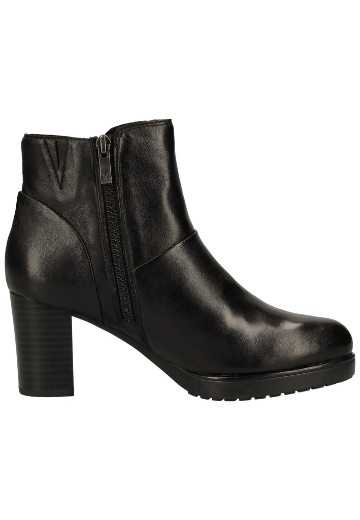 Caprice Stiefelette Nappaleder Schwarz