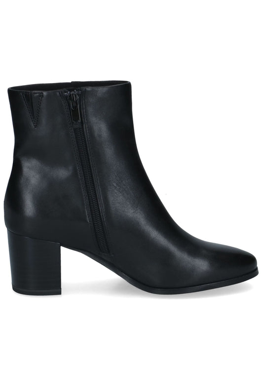 Caprice Stiefelette Nappaleder Schwarz