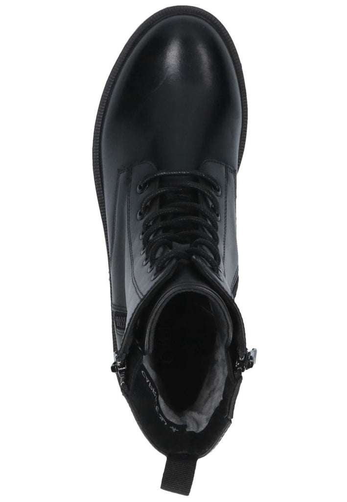 Caprice Stiefelette Nappaleder Schwarz Warmfutter