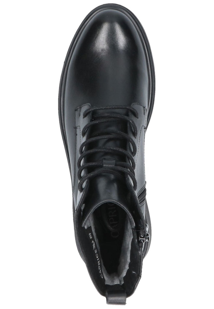 Caprice Stiefelette Nappaleder Schwarz Warmfutter