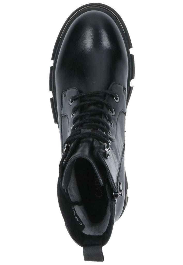 Caprice Stiefelette Nappaleder Schwarz Warmfutter