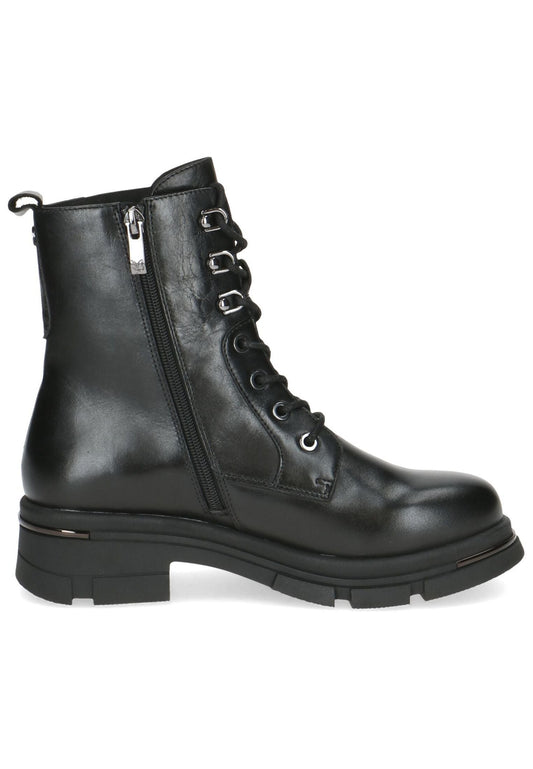 Caprice Stiefelette Nappaleder Schwarz Warmfutter
