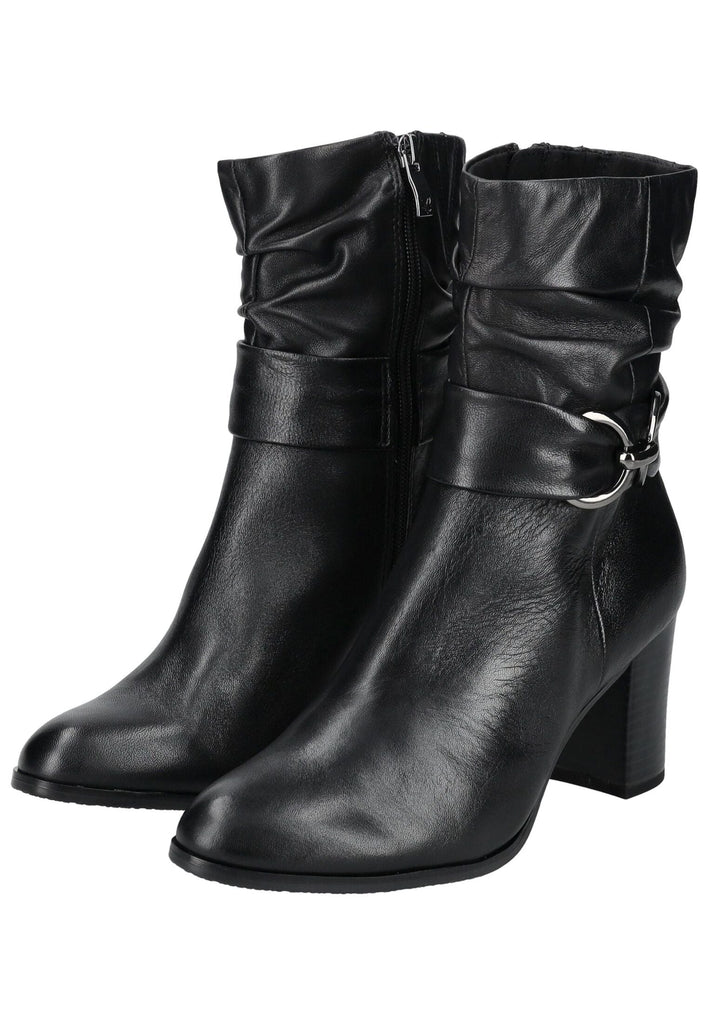 Caprice Stiefelette Nappaleder Schwarz Warmfutter