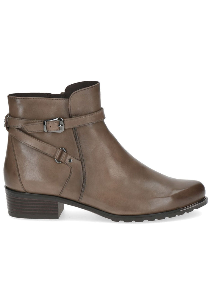 Caprice Stiefelette Nappaleder Taupe Warmfutter