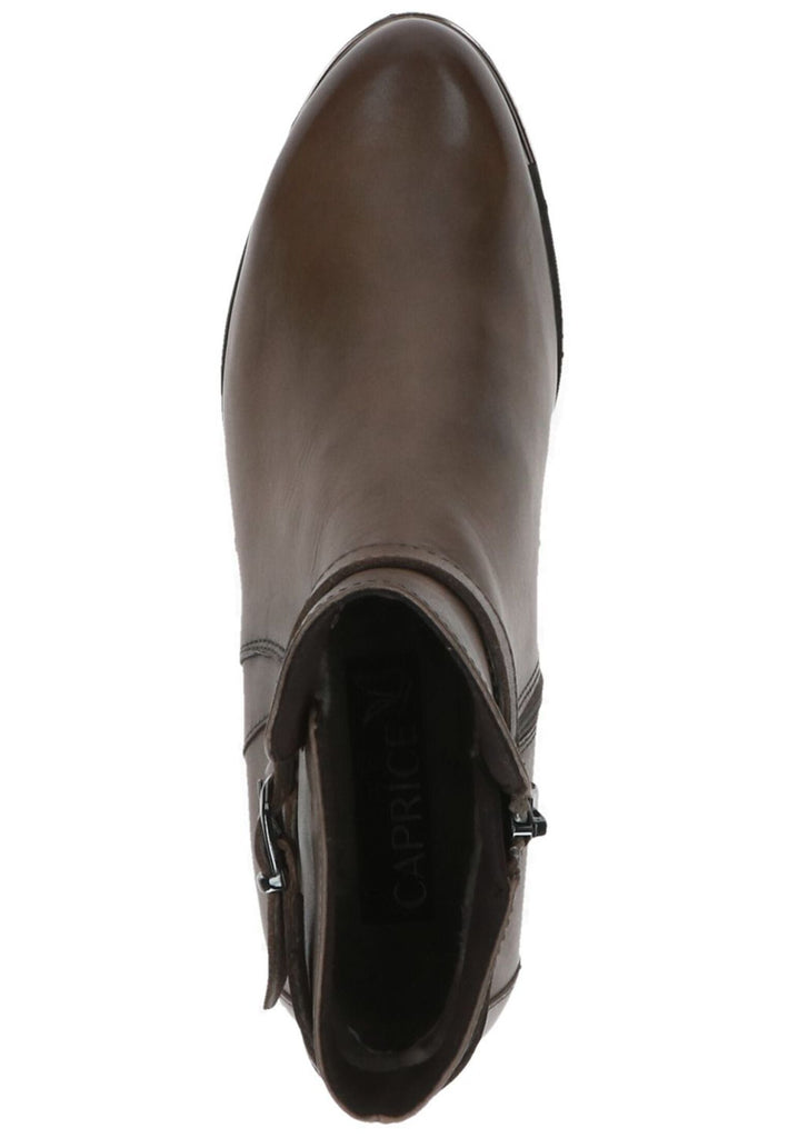 Caprice Stiefelette Nappaleder Taupe Warmfutter
