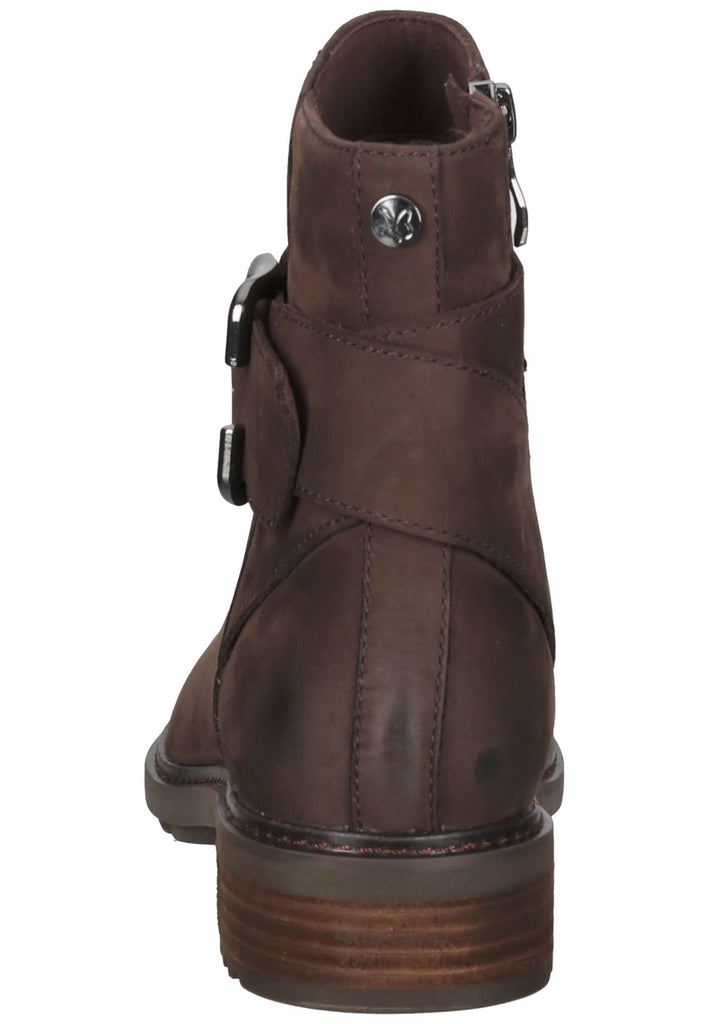 Caprice Stiefelette Nubukleder Dunkelbraun