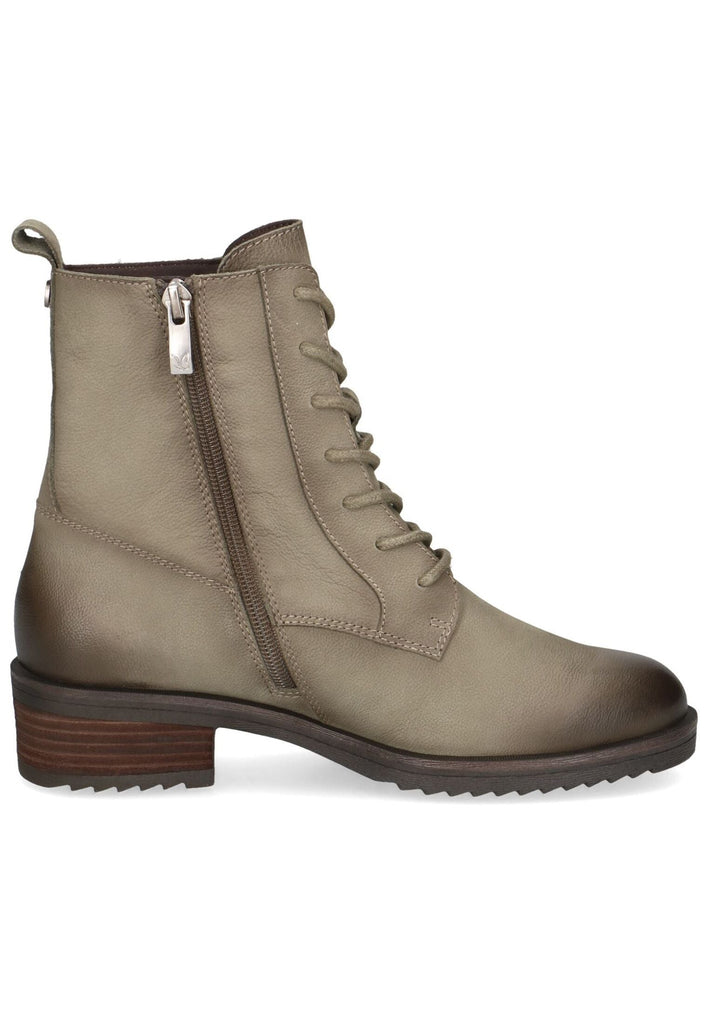 Caprice Stiefelette Nubukleder Khaki