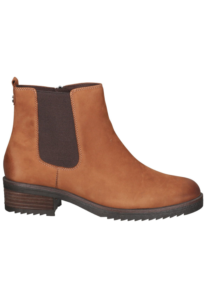 Caprice Stiefelette Nubukleder Muscat