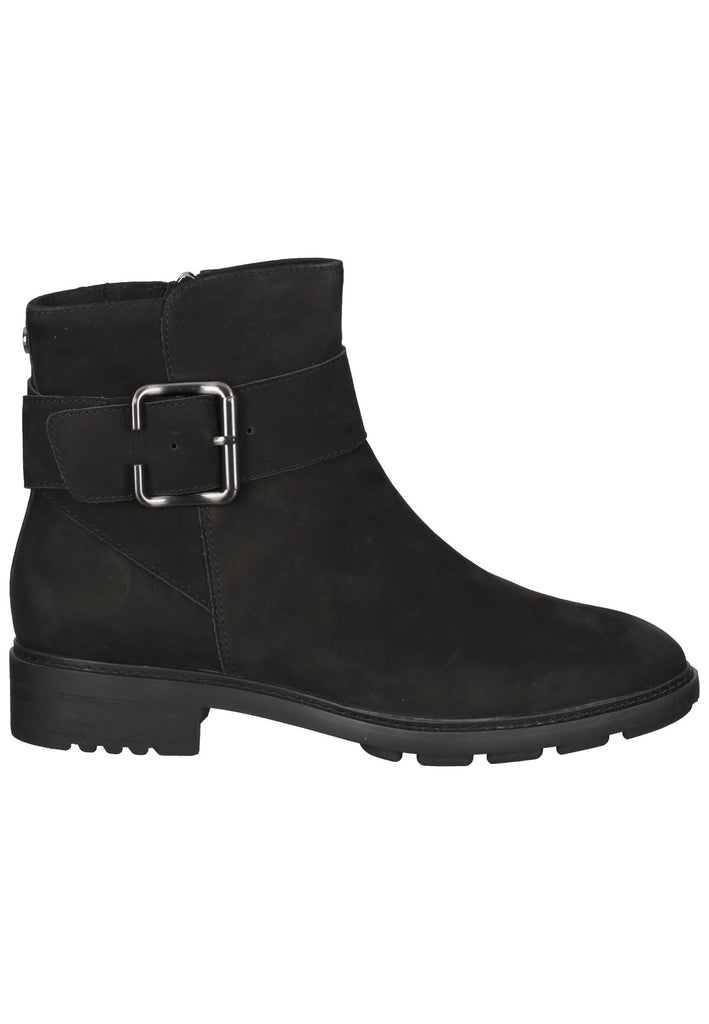 Caprice Stiefelette Nubukleder Schwarz