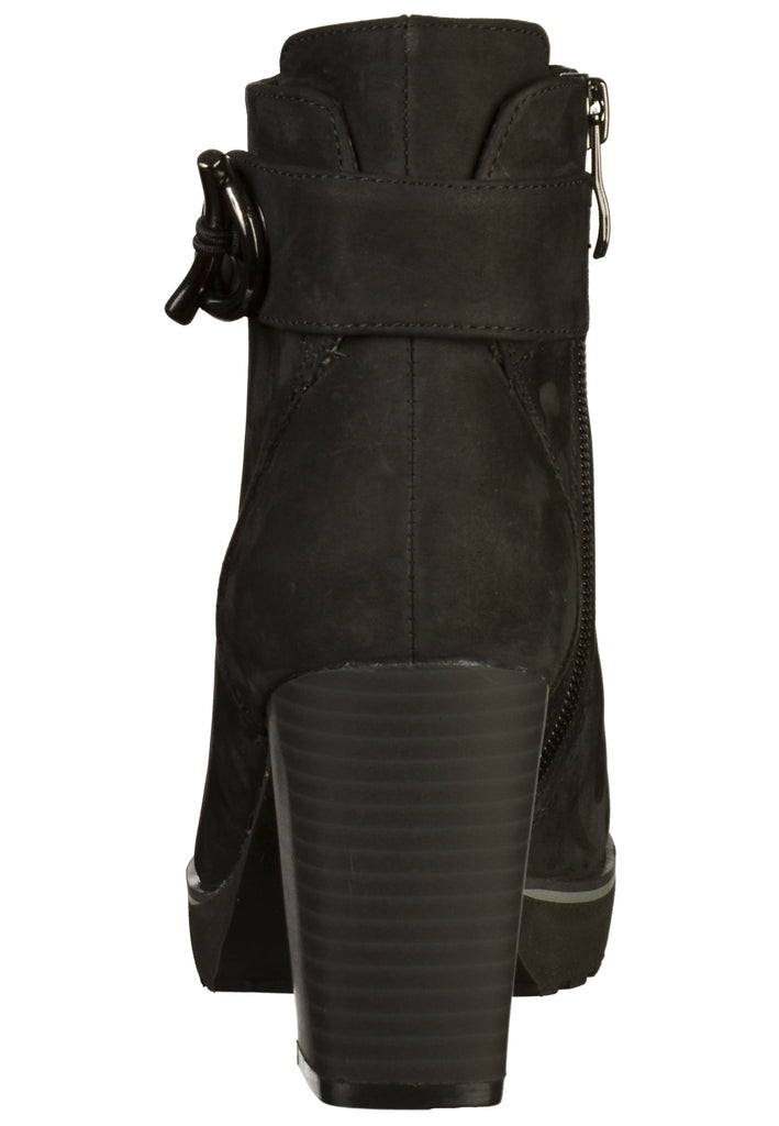 Caprice Stiefelette Nubukleder Schwarz