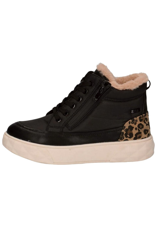 Caprice Stiefelette Synthetik/Textil Schwarz Warmfutter