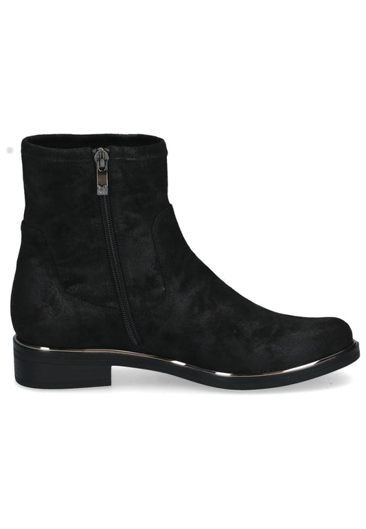 Caprice Stiefelette Textil Schwarz/Schwarz
