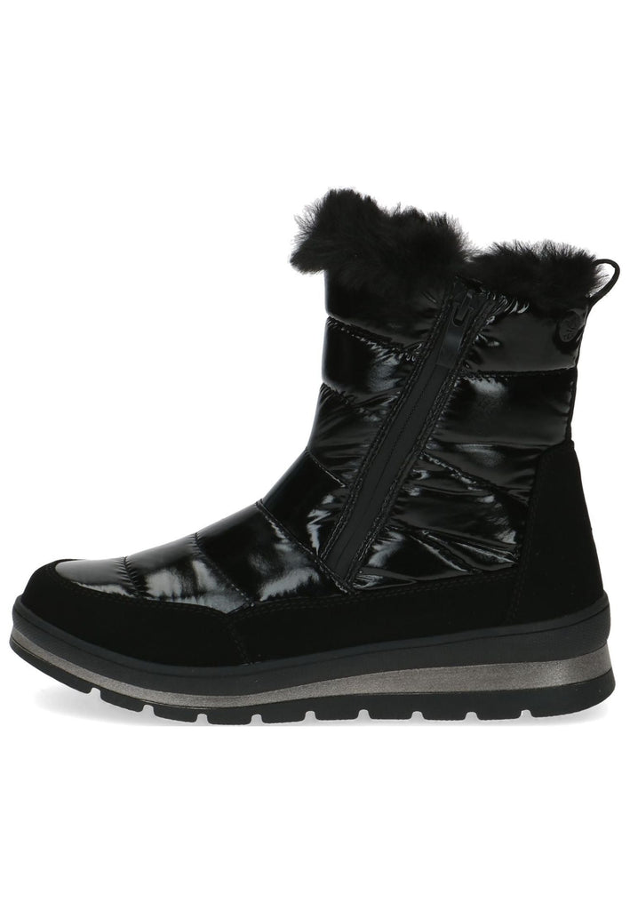 Caprice Stiefelette Textil Schwarz Warmfutter
