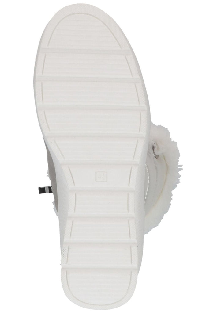 Caprice Stiefelette Textil Weiß/Beige Warmfutter