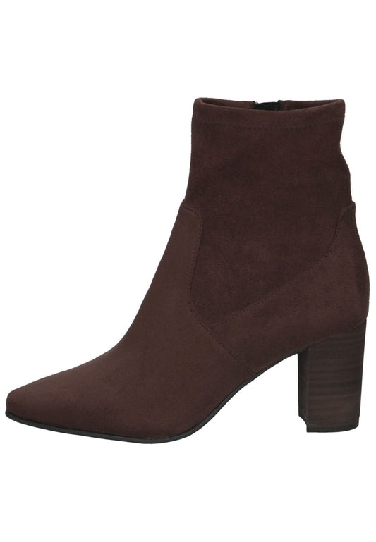 Caprice Stiefelette Veloursleder Braun