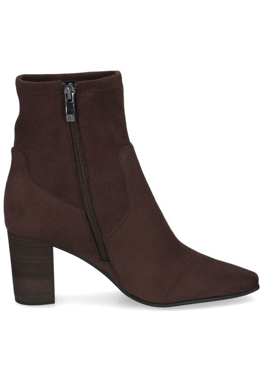 Caprice Stiefelette Veloursleder Braun