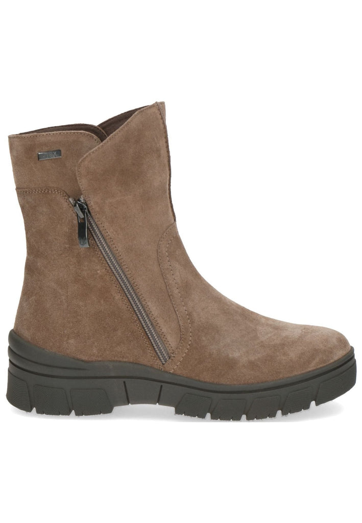 Caprice Stiefelette Veloursleder Mud Warmfutter