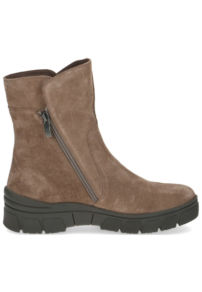 Caprice Stiefelette Veloursleder Mud Warmfutter