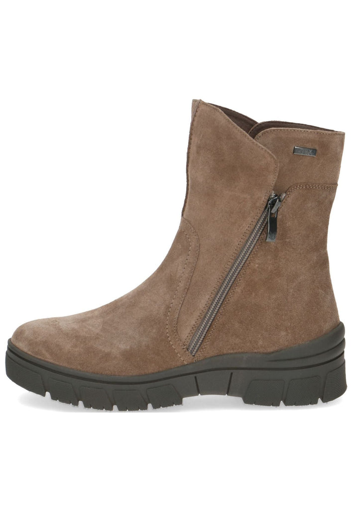Caprice Stiefelette Veloursleder Mud Warmfutter
