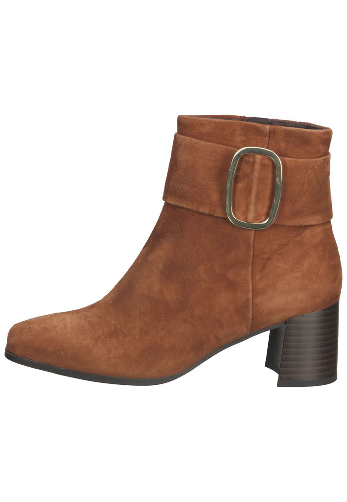 Caprice Stiefelette Veloursleder Muskat