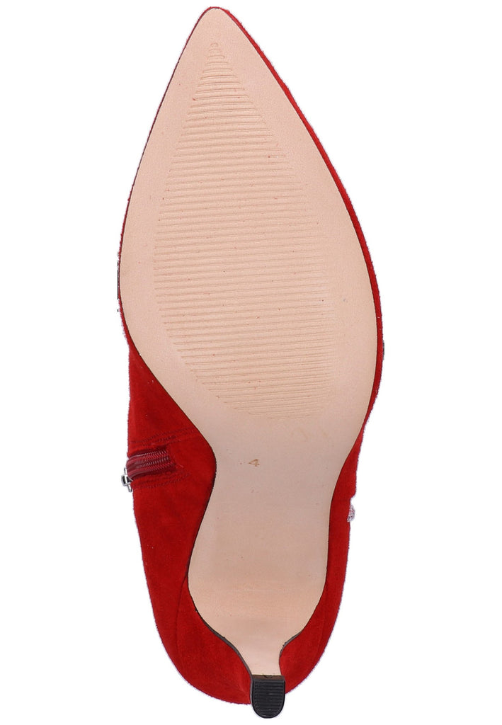 Caprice Stiefelette Veloursleder Rot