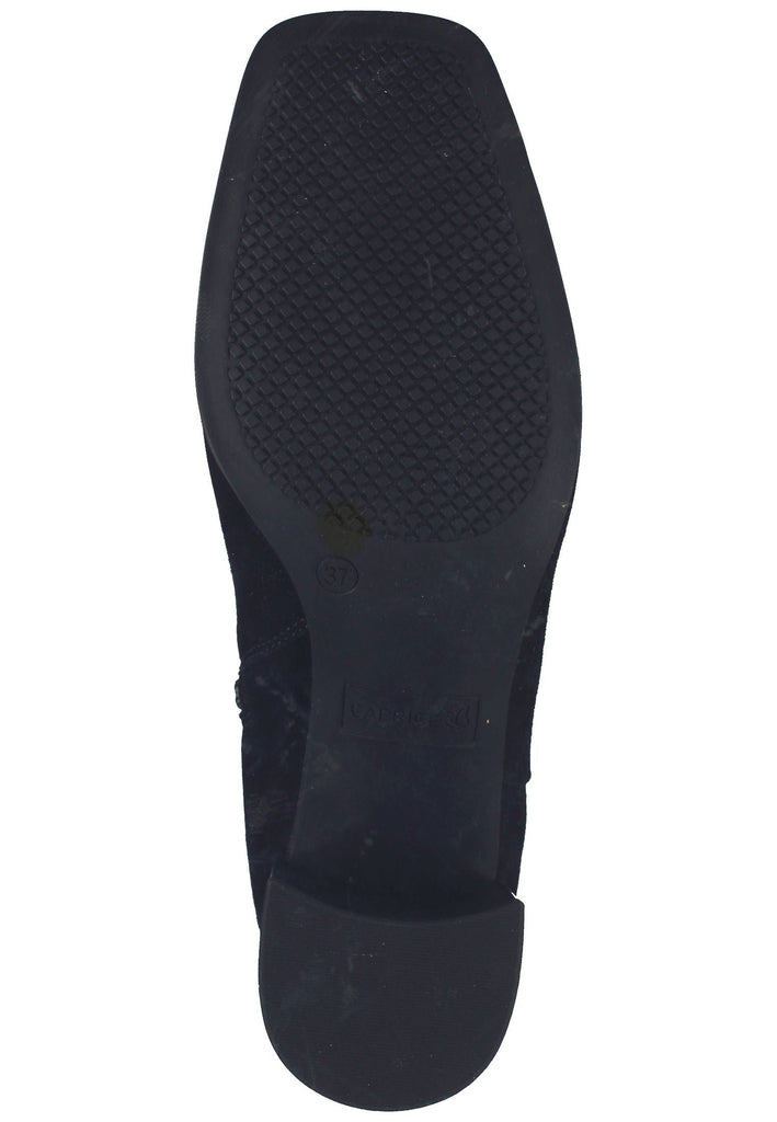 Caprice Stiefelette Veloursleder Schwarz