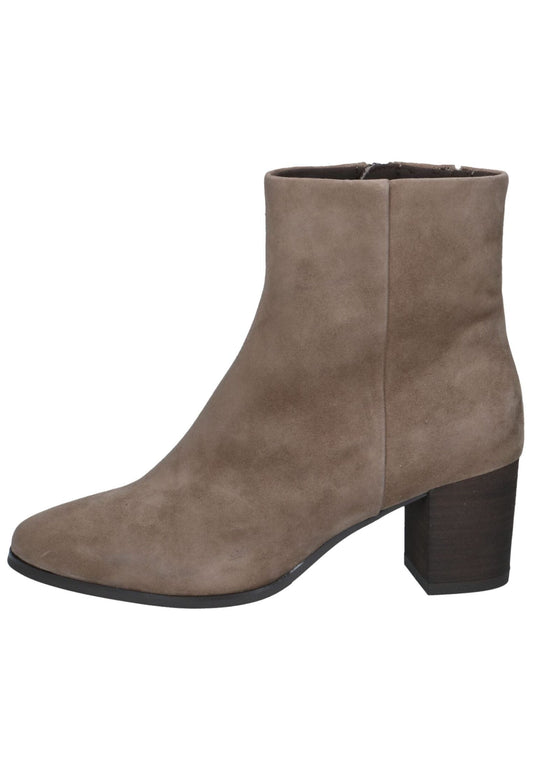 Caprice Stiefelette Veloursleder Taupe