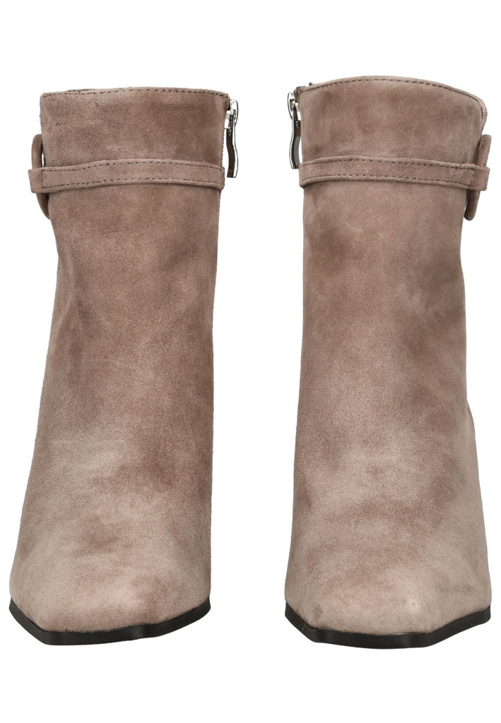 Caprice Stiefelette Veloursleder Taupe Warmfutter