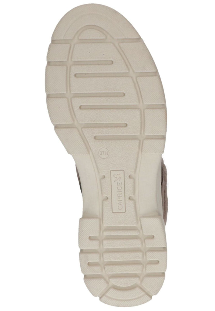 Caprice Stiefelette Veloursleder/Textil Taupe Warmfutter
