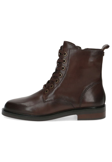 Stiefeletten Caprice Stiefelette Leder Dunkelbraun