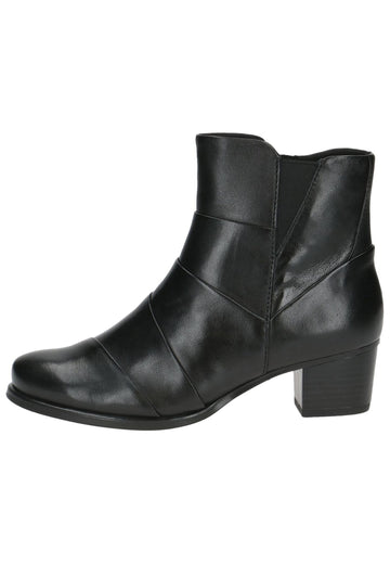 Stiefeletten Caprice Stiefelette Leder Schwarz