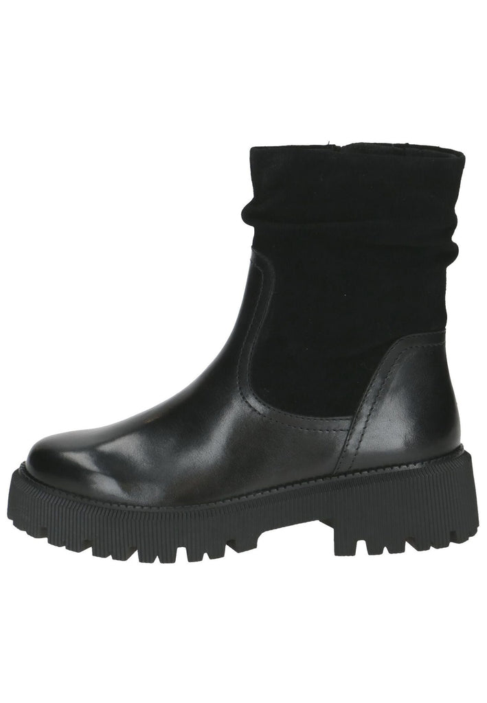 Stiefeletten Caprice Stiefelette Leder Schwarz