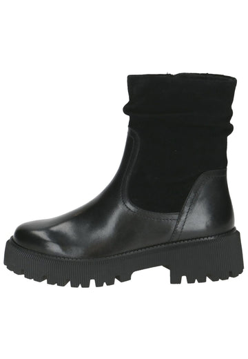 Stiefeletten Caprice Stiefelette Leder Schwarz