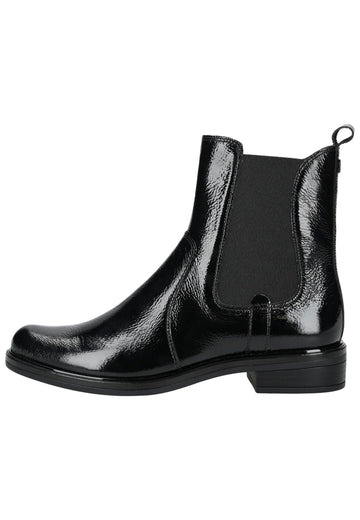 Stiefeletten Caprice Stiefelette Leder Schwarz Warmfutter