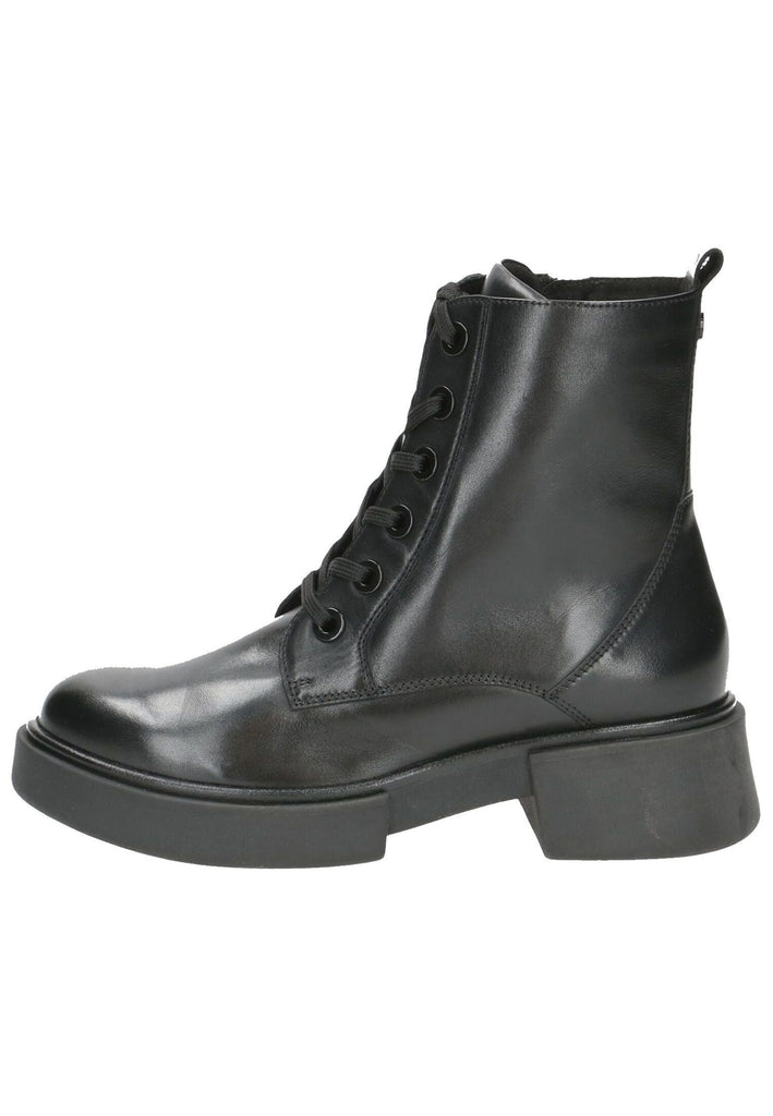 Stiefeletten Caprice Stiefelette Leder Schwarz Warmfutter