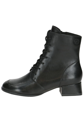 Stiefeletten Caprice Stiefelette Leder Schwarz Warmfutter